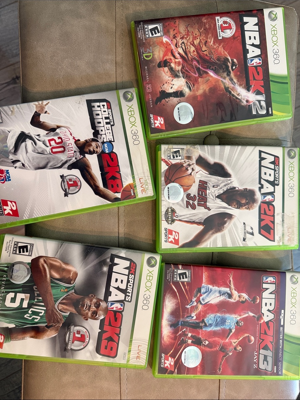 NBA / Basketball Video Game Collection for Xbox 360